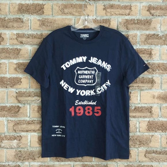 Tommy Jeans Hilfiger 78F3182 002 Tee T shirt NWT - Picture 2 of 7